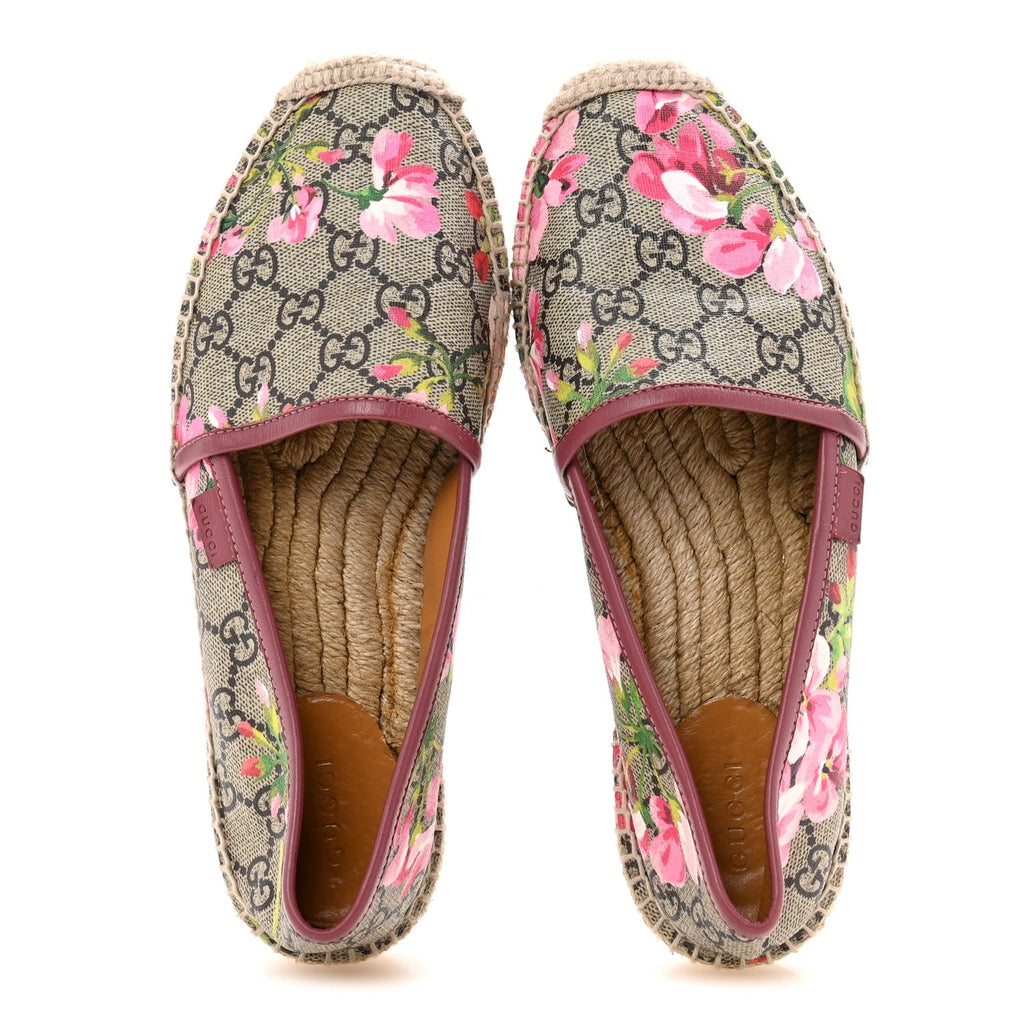 Gucci Blooms GG Supreme Espadrilles