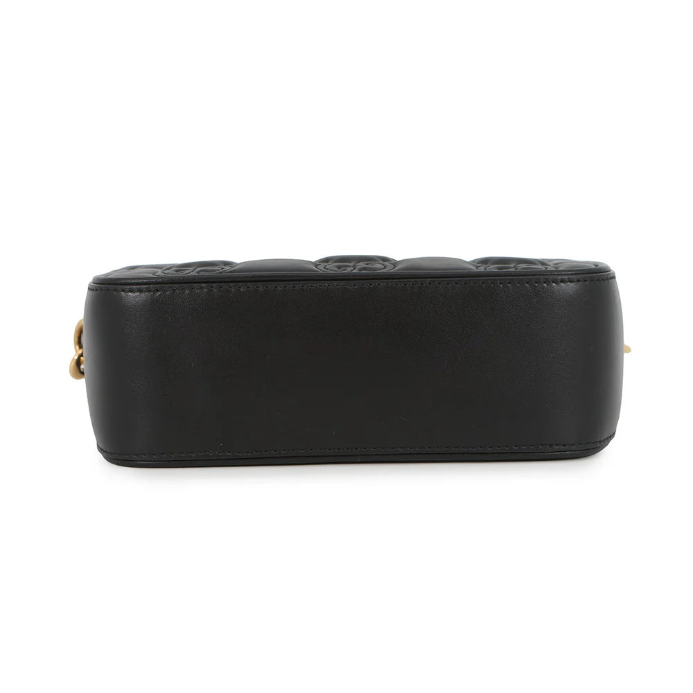 Gucci Black GG Matelasse Camera Bag