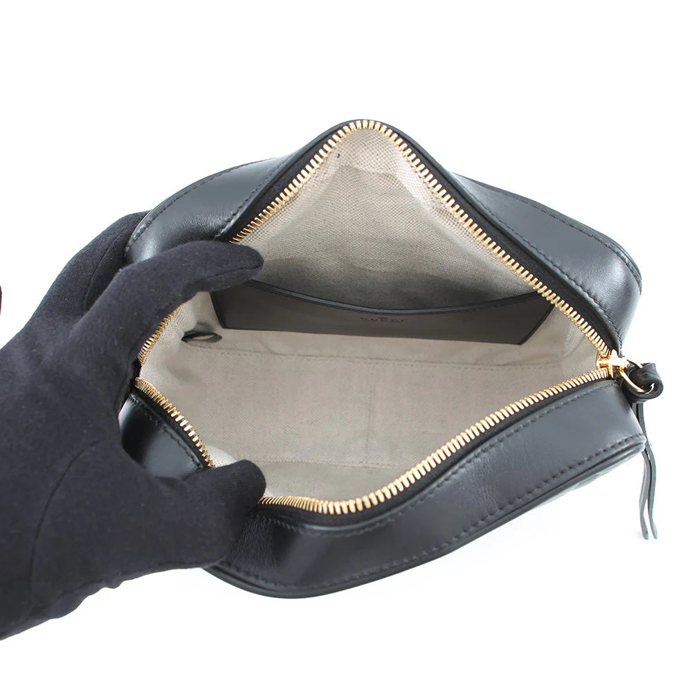 Gucci Black GG Matelasse Camera Bag