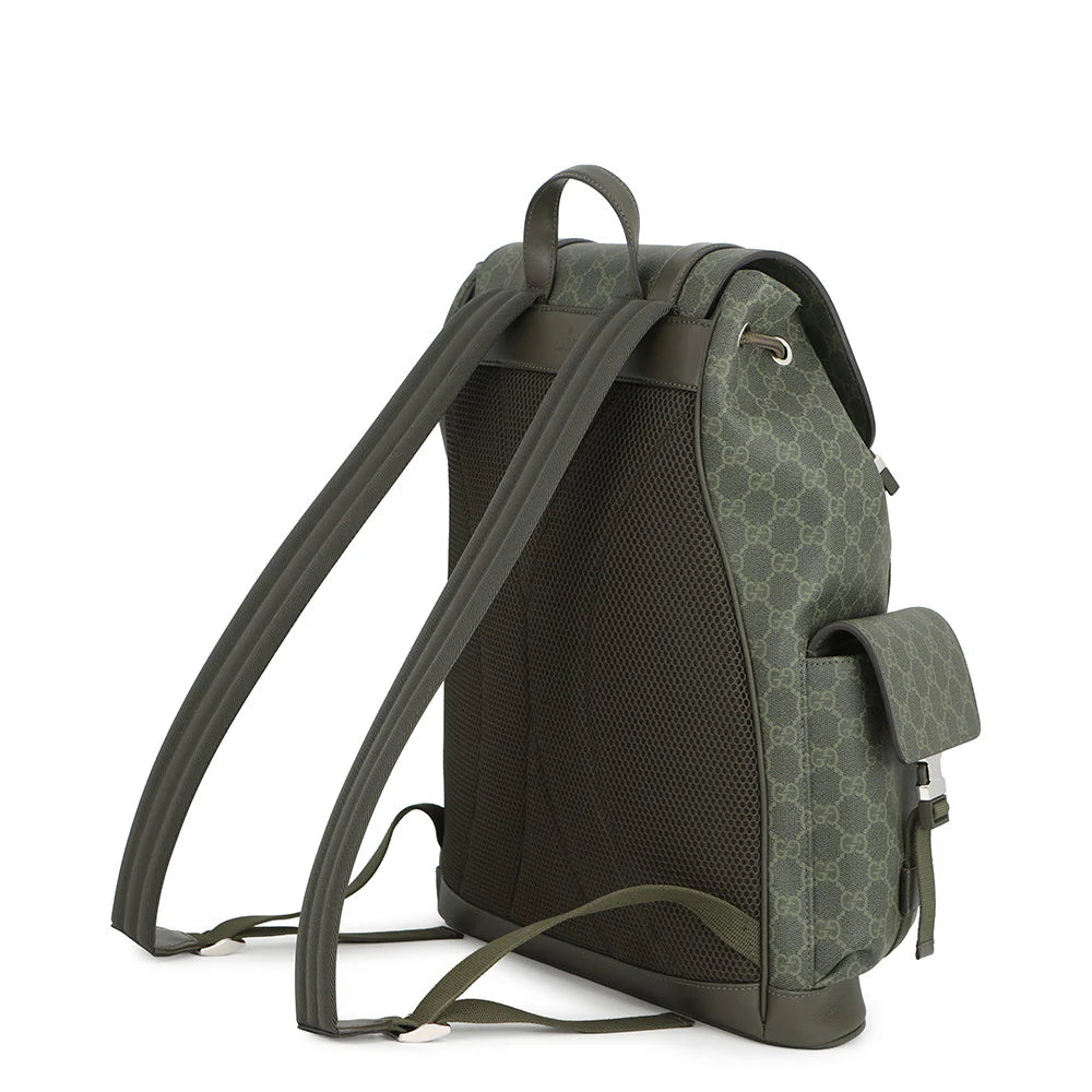 Gucci Grey GG Supreme Backpack
