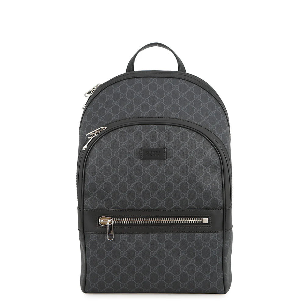 Gucci Grey GG Supreme Backpack