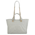 Chanel Grey Leather Deauville Tote