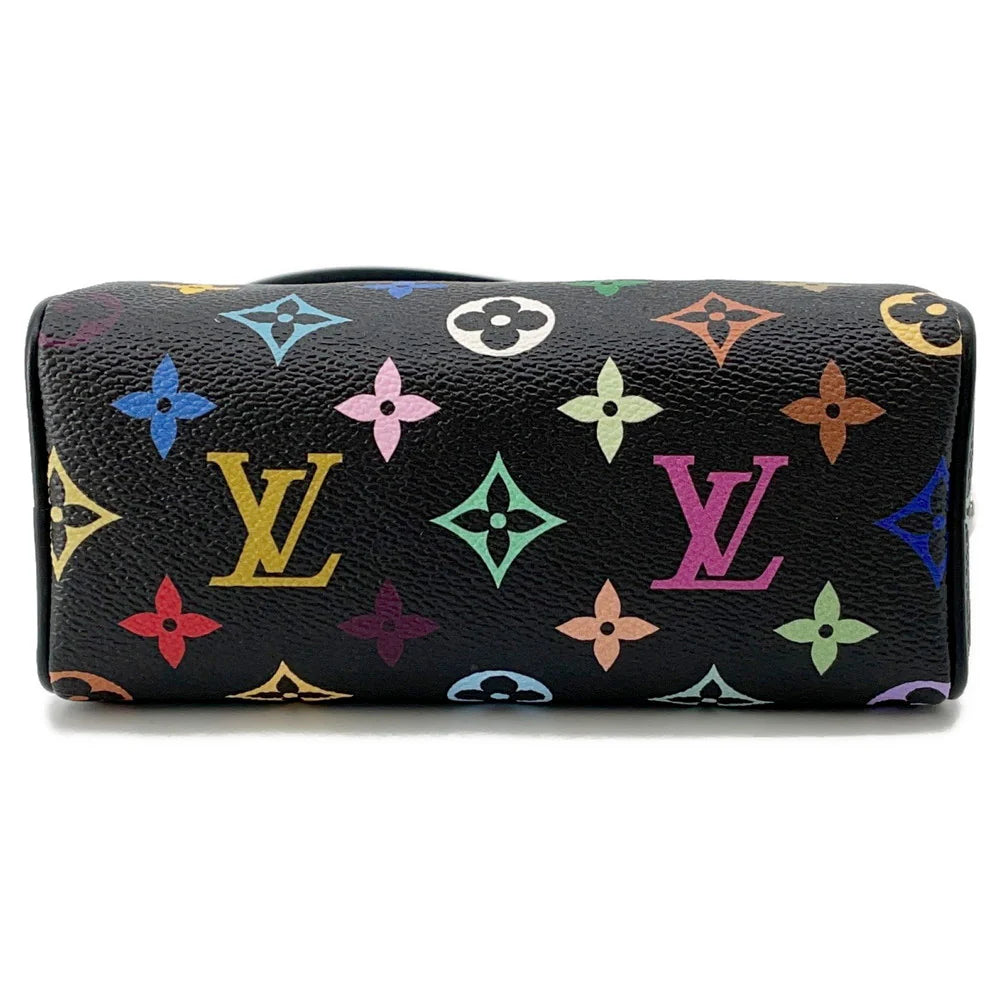 Louis Vuitton Black Multicolore Nano Speedy