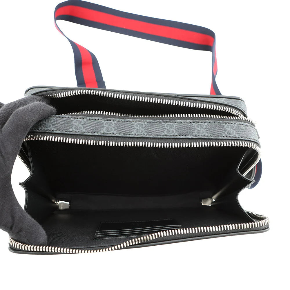 Gucci Grey GG Supreme Messenger Bag