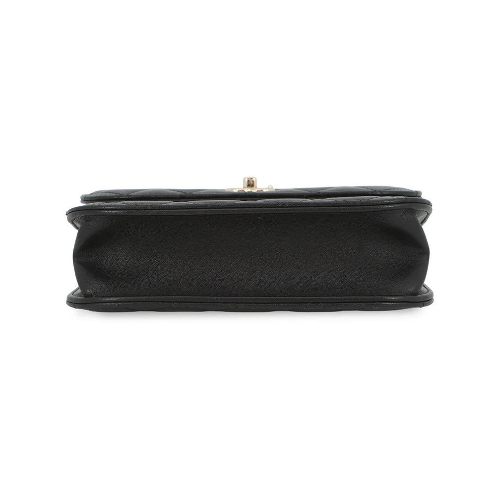 Chanel Quilted Beaded Top Handle Flap Bag