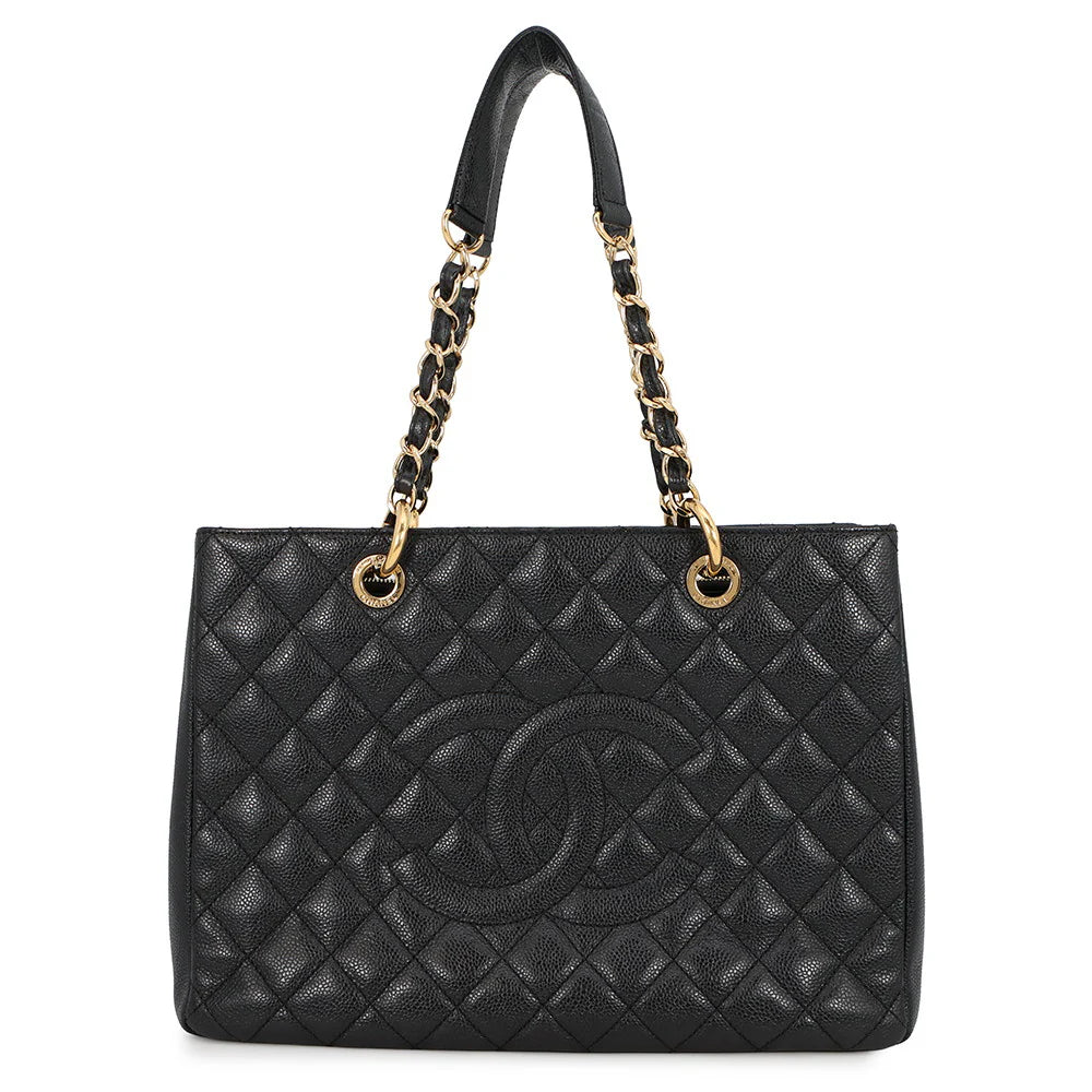 Chanel Black Quilted Caviar Bag