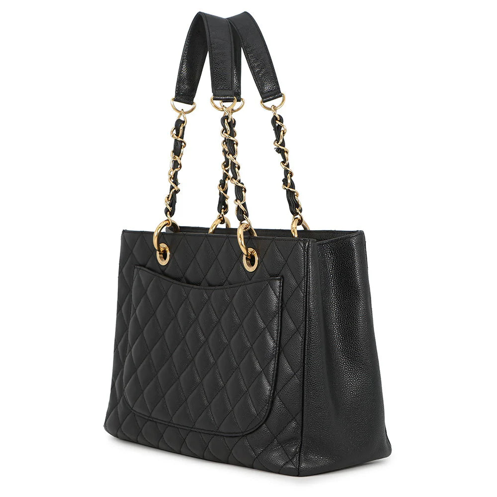 Chanel Black Quilted Caviar Bag