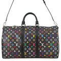 Louis Vuitton Black Multicolore Keepall