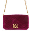 Gucci Fuchsia Velvet GG Marmont