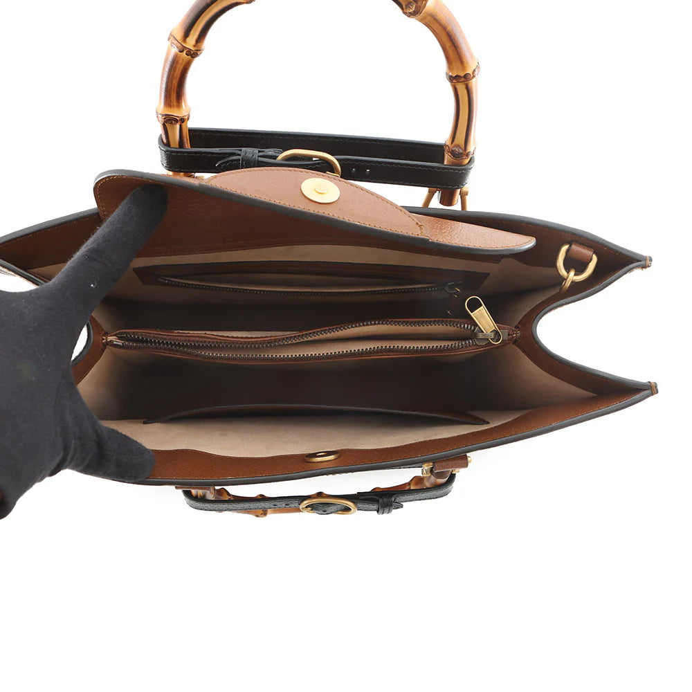 Gucci Brown Leather Diana Tote