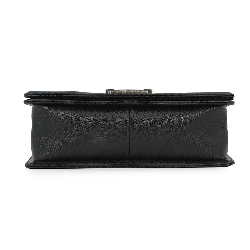 Chanel Black Quilted Caviar Bag