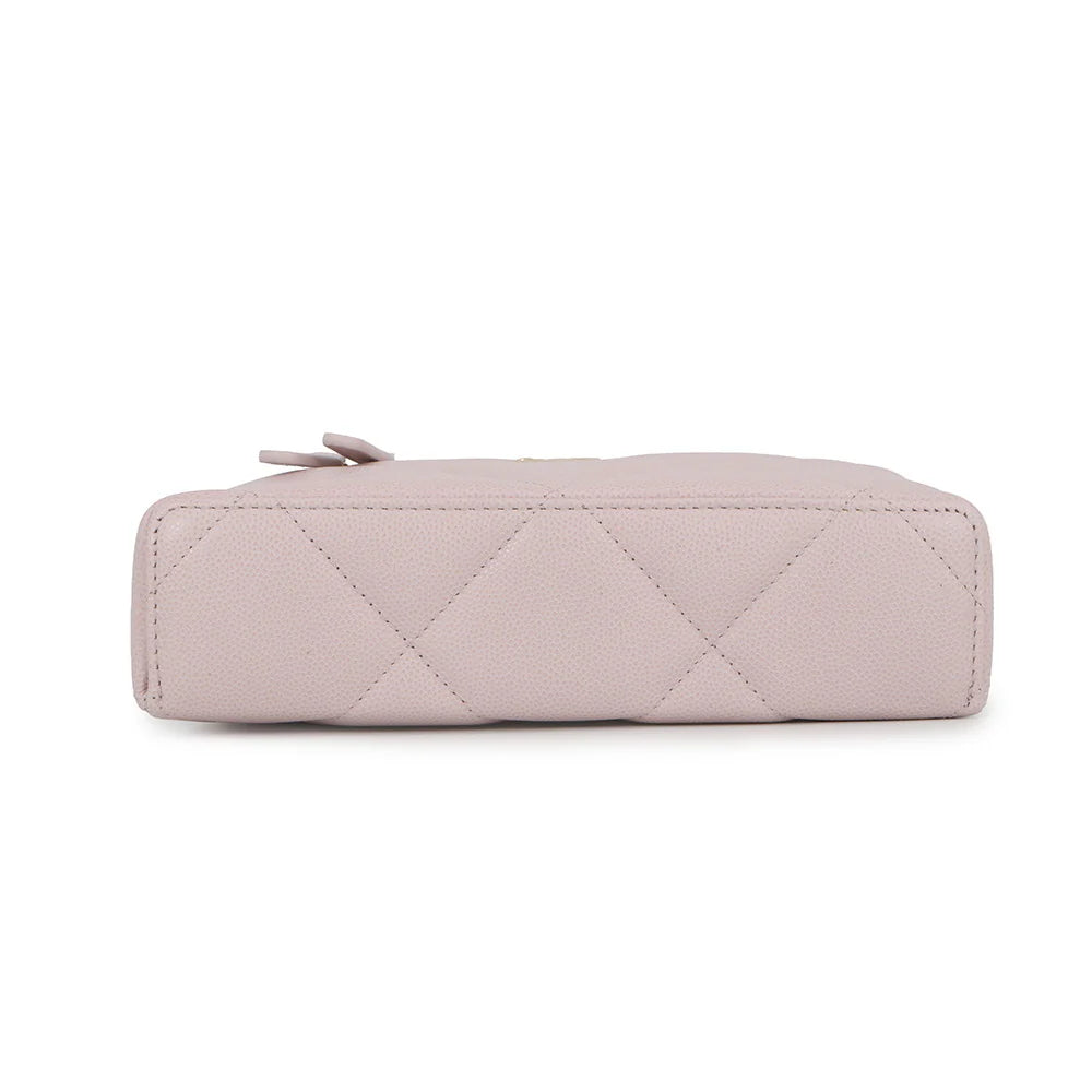 Chanel Pink Quilted Caviar Vanity