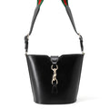 Gucci Black Leather Bucket Bag