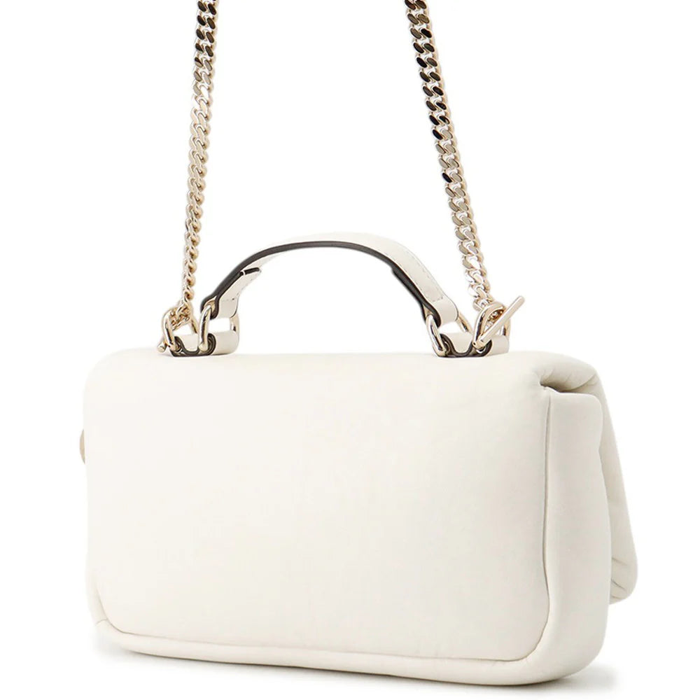 Gucci White Leather Blondie Bag