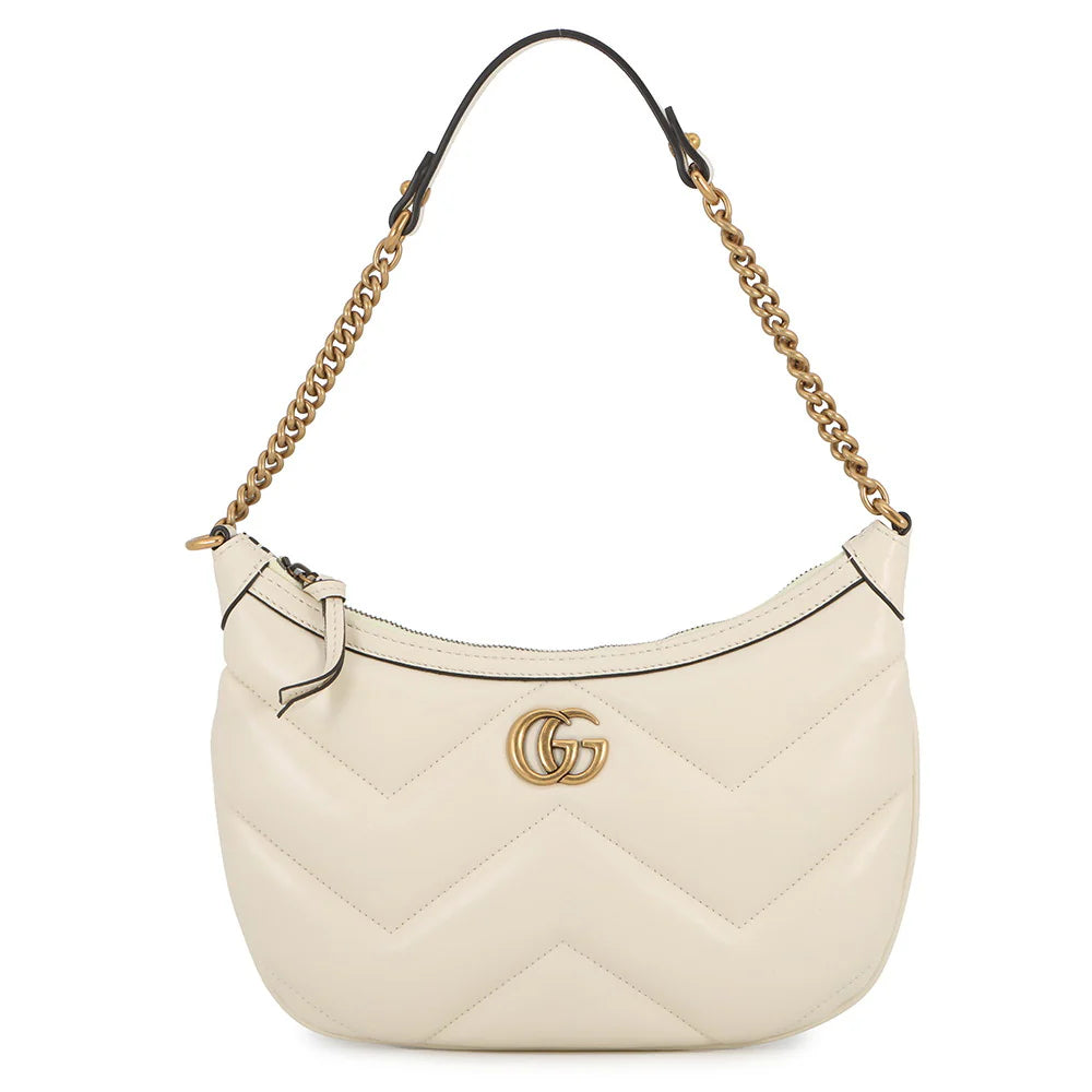 Gucci Cream Quilted Marmont Bag