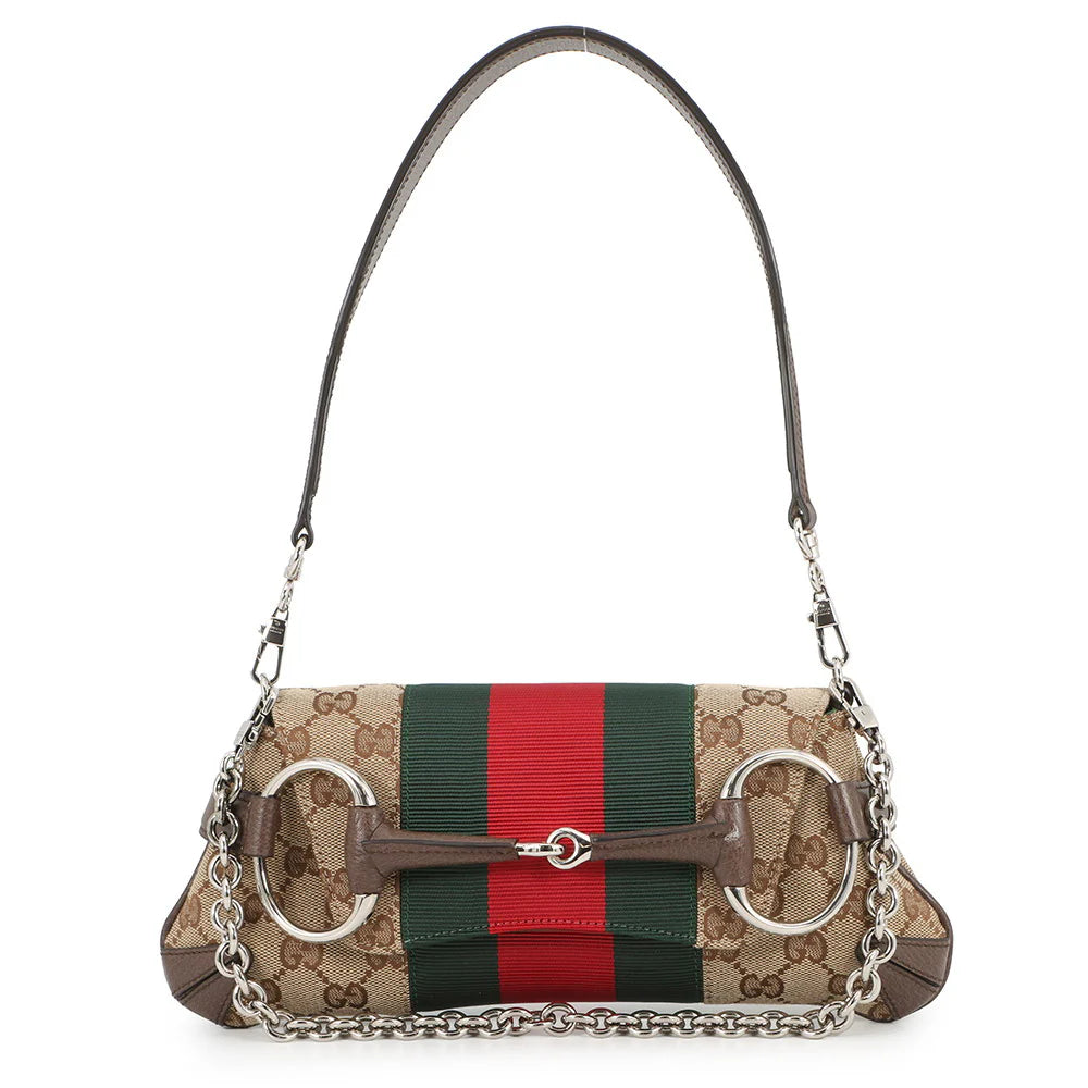 Gucci GG Canvas Horsebit Bag