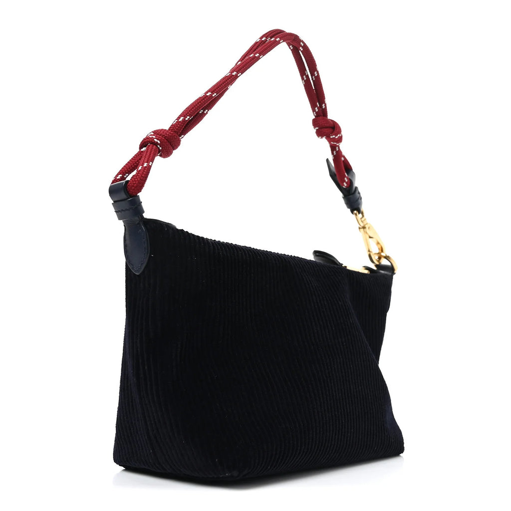 Miu Miu Black Corduroy Pouch