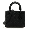 Dior Black Ultramatte Lady Dior Bag
