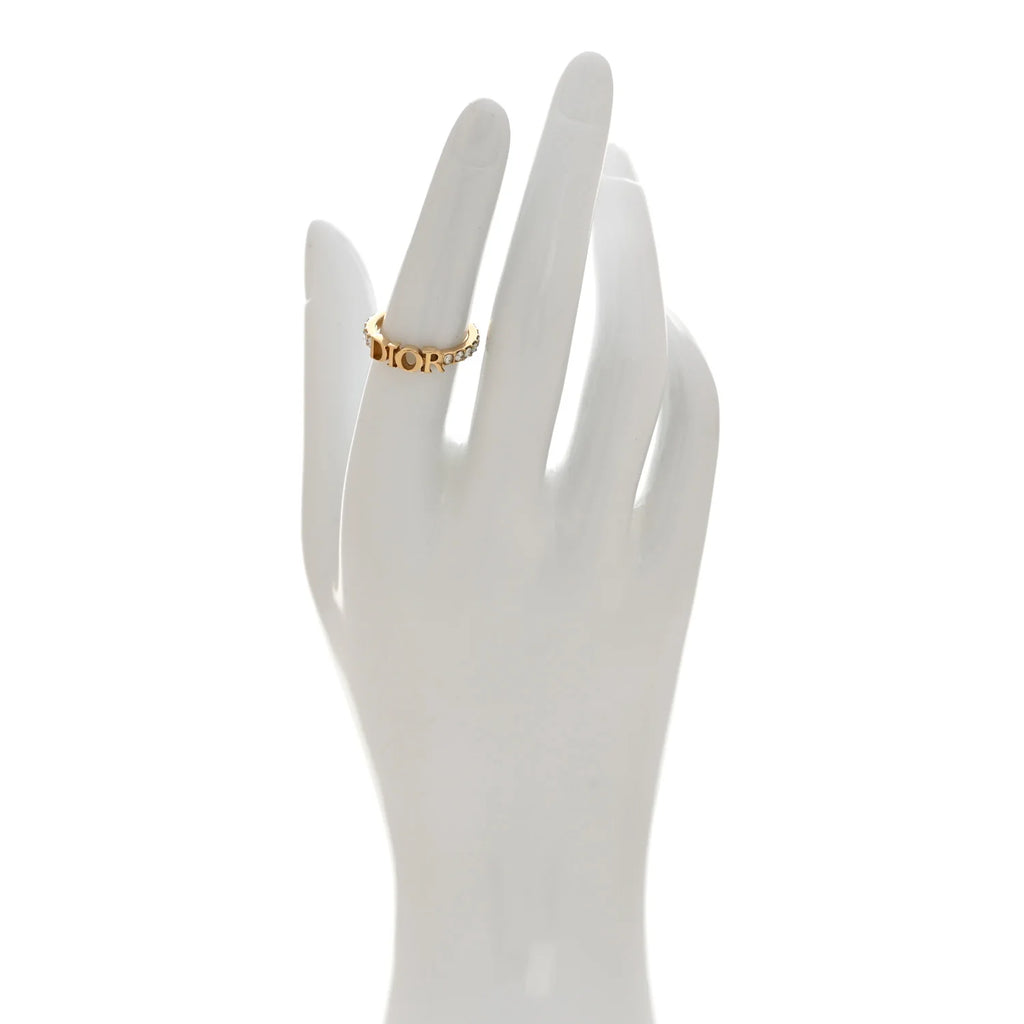 Dior Gold Evolution Crystal Ring