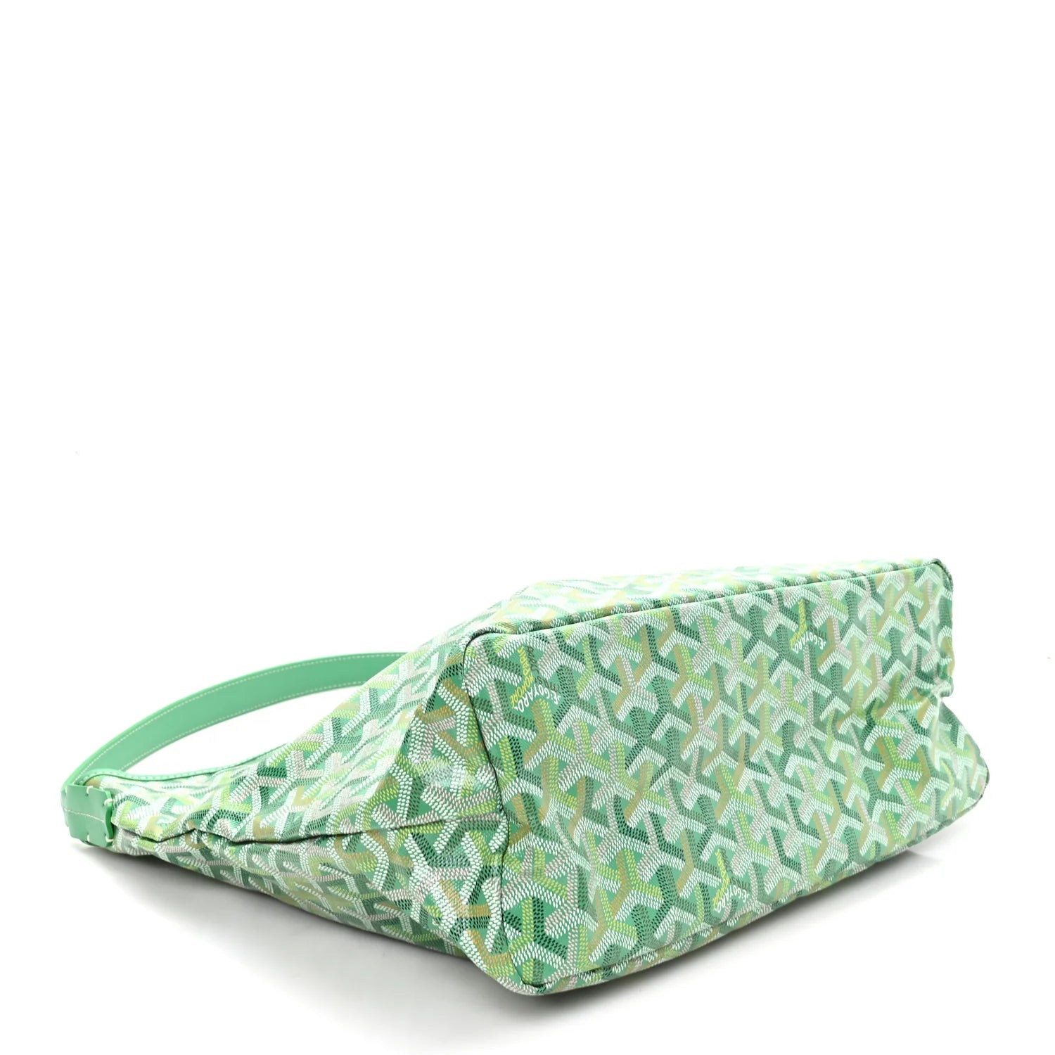 Goyard Green Goyardine Hobo Bag