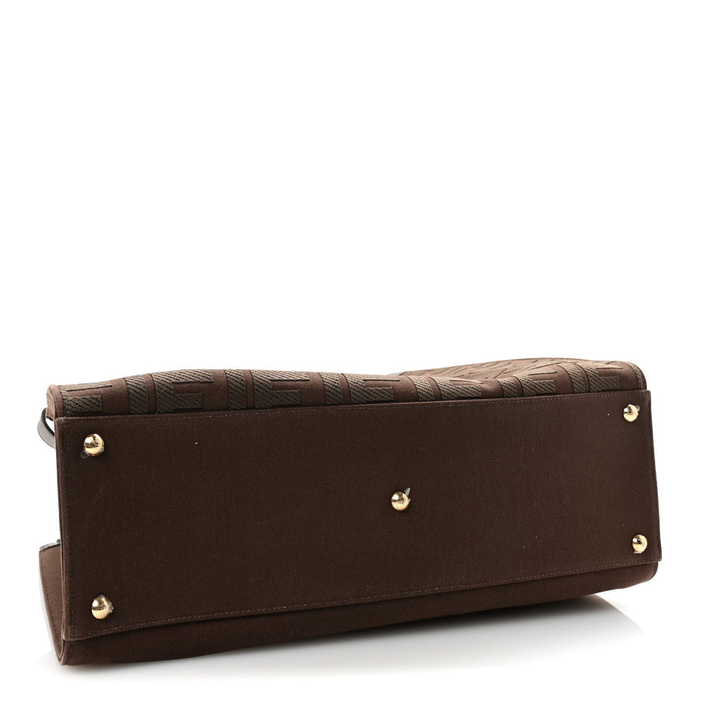 Fendi Brown FF Monogram Peekaboo