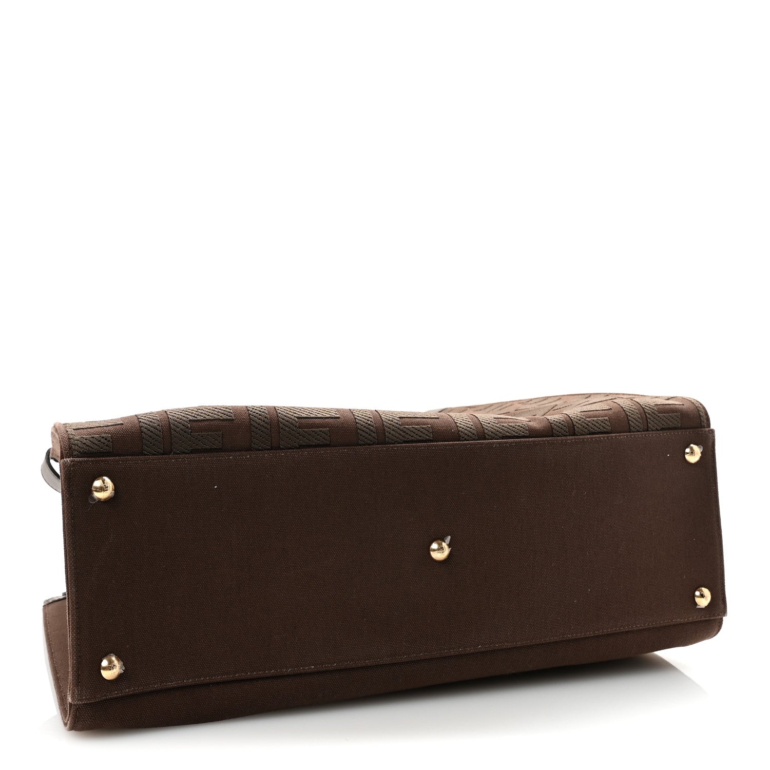 Fendi Brown FF Monogram Peekaboo