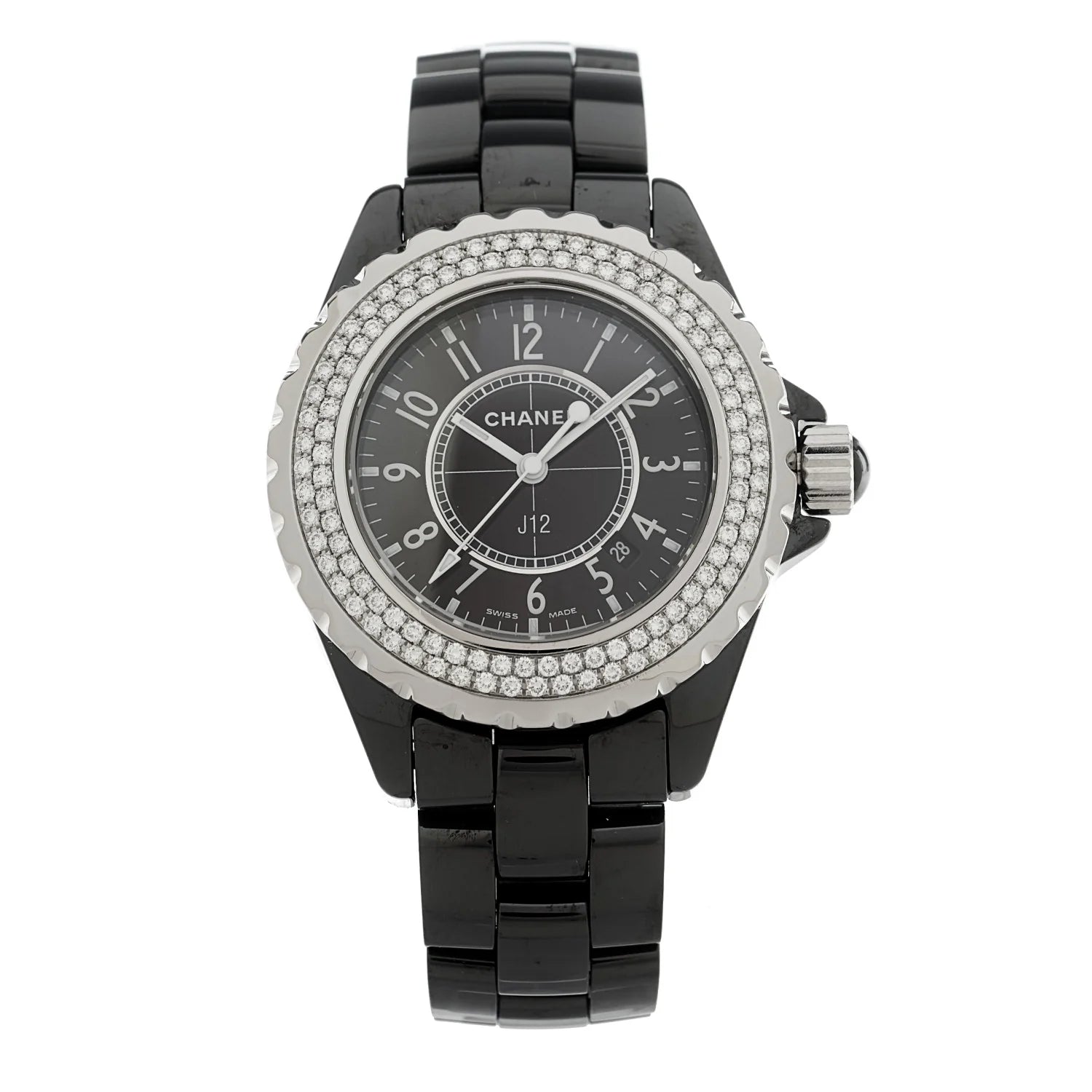 Chanel J12 Black Ceramic Diamond