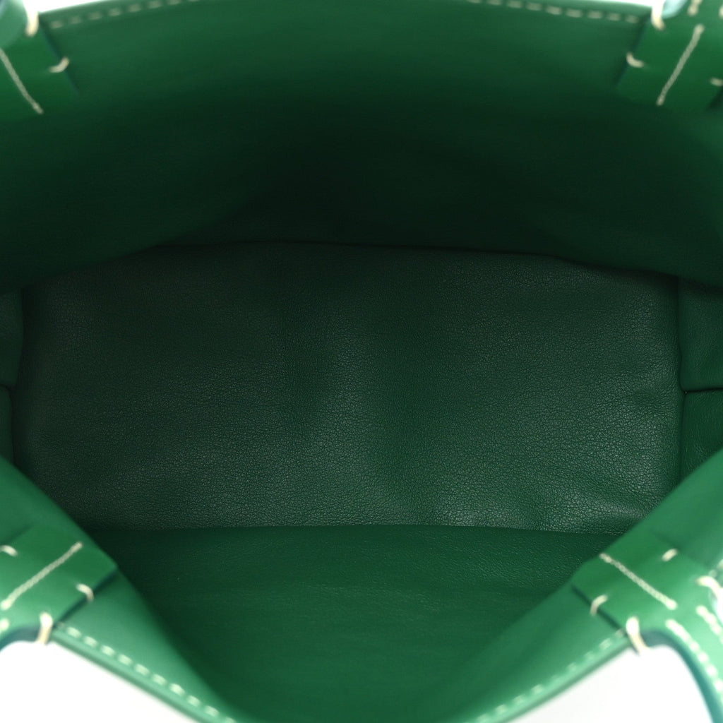 Goyard Green Goyardine Mini Tote