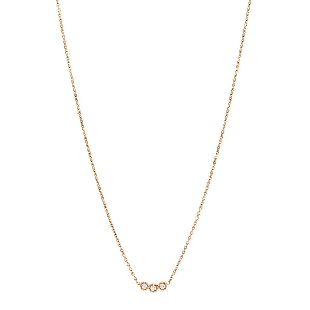 Dior Mimirose Gold Diamond Necklace