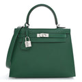 Hermes Green Epsom Kelly Handbag