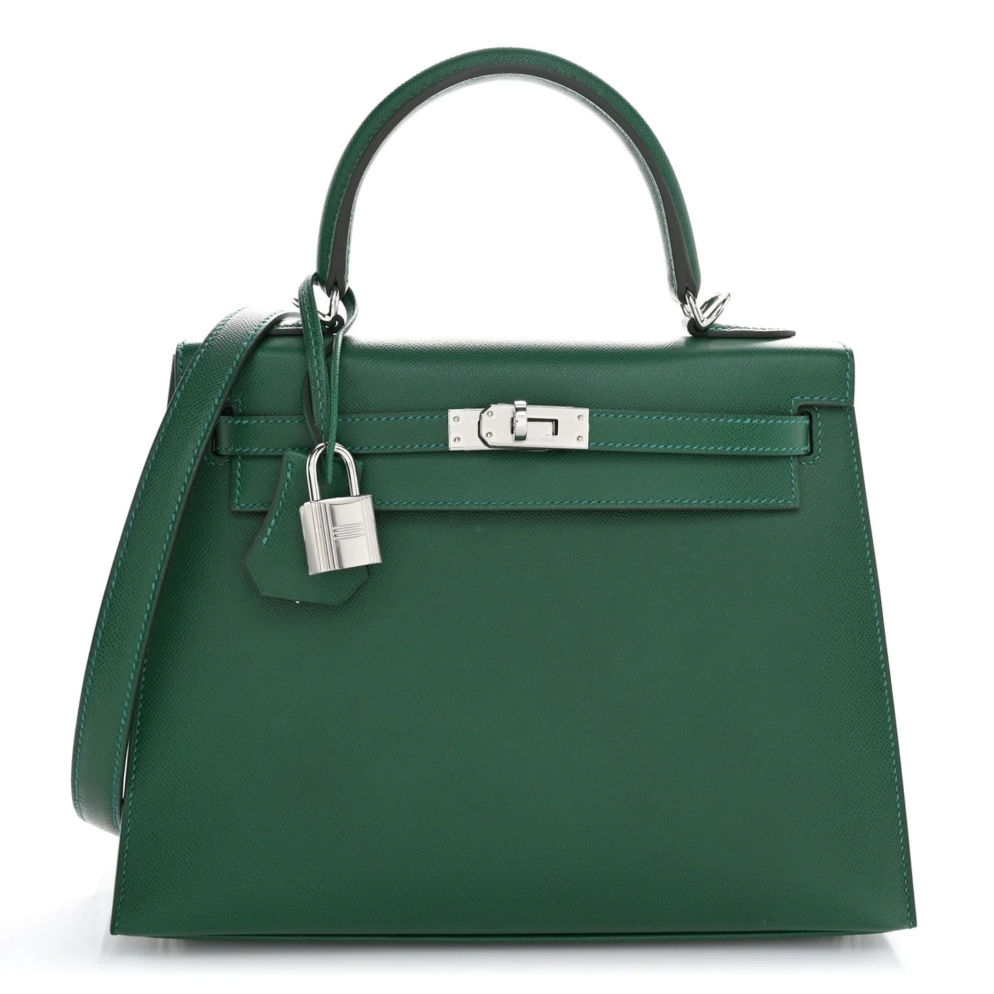 Hermes Green Epsom Kelly Handbag