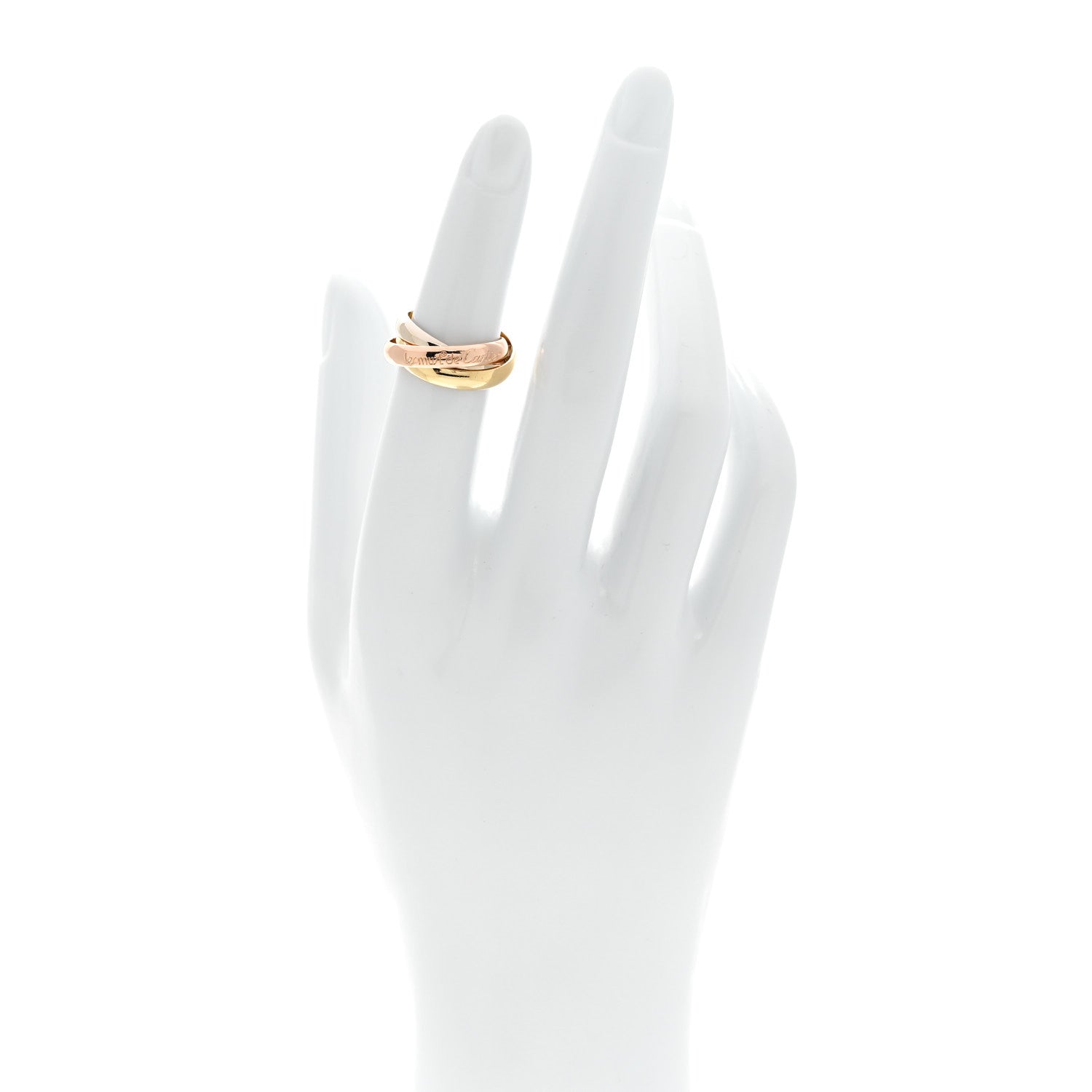 Cartier Trinity 18K Tricolor Ring