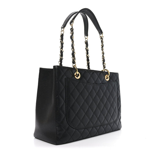 Chanel Black Caviar Grand Tote