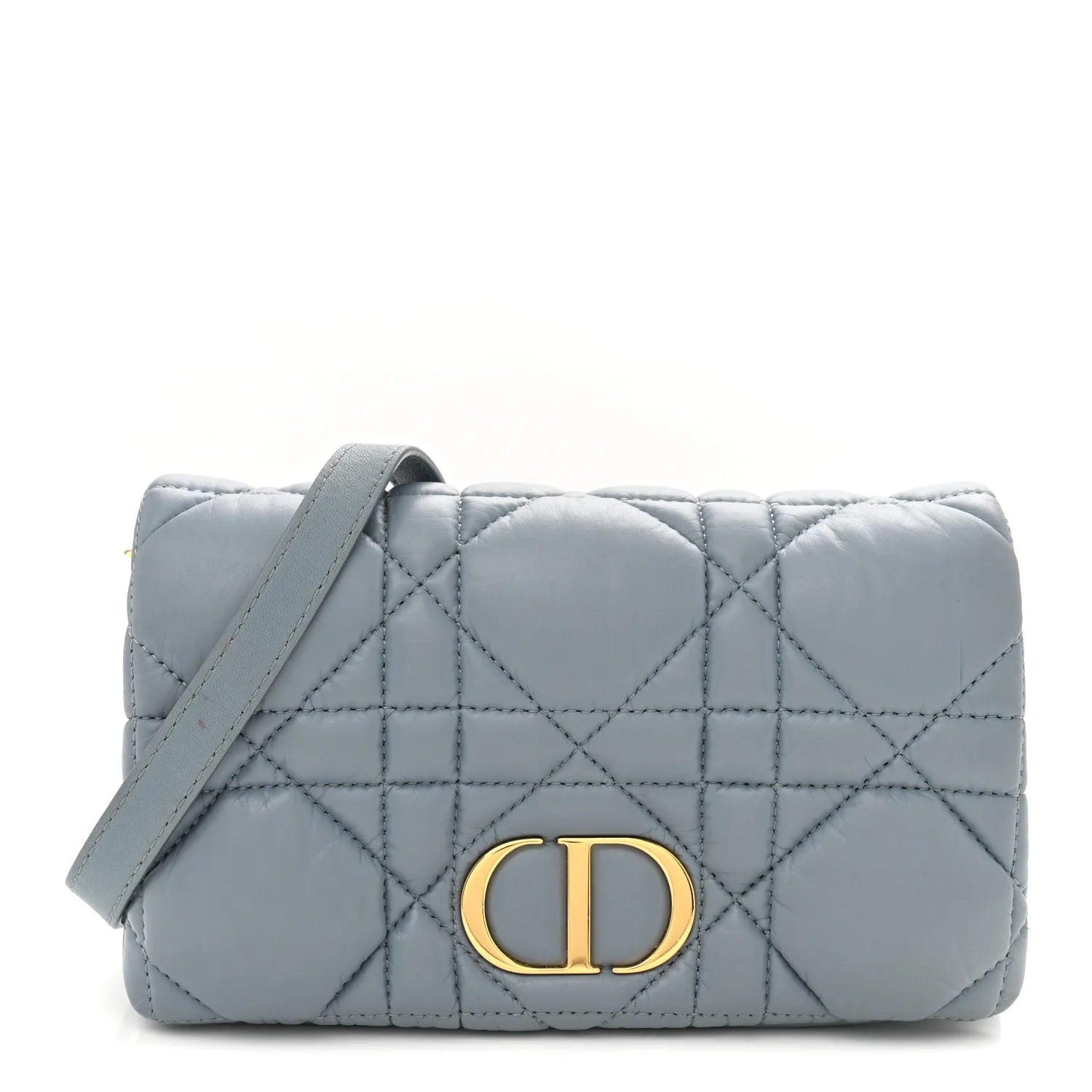 Dior Blue Padded Cannage Bag