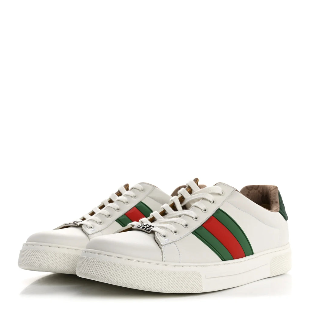 Gucci Ace White Leather Sneakers