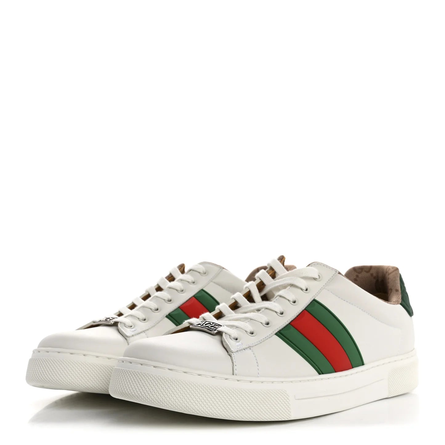 Gucci Ace White Leather Sneakers