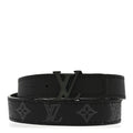 Louis Vuitton Black Monogram Reversible Belt
