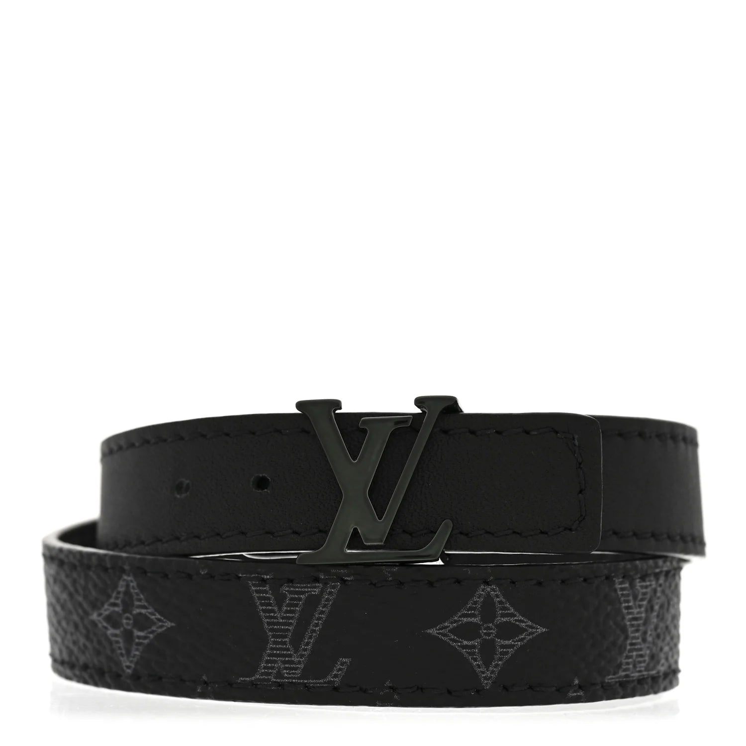 Louis Vuitton Black Monogram Reversible Belt