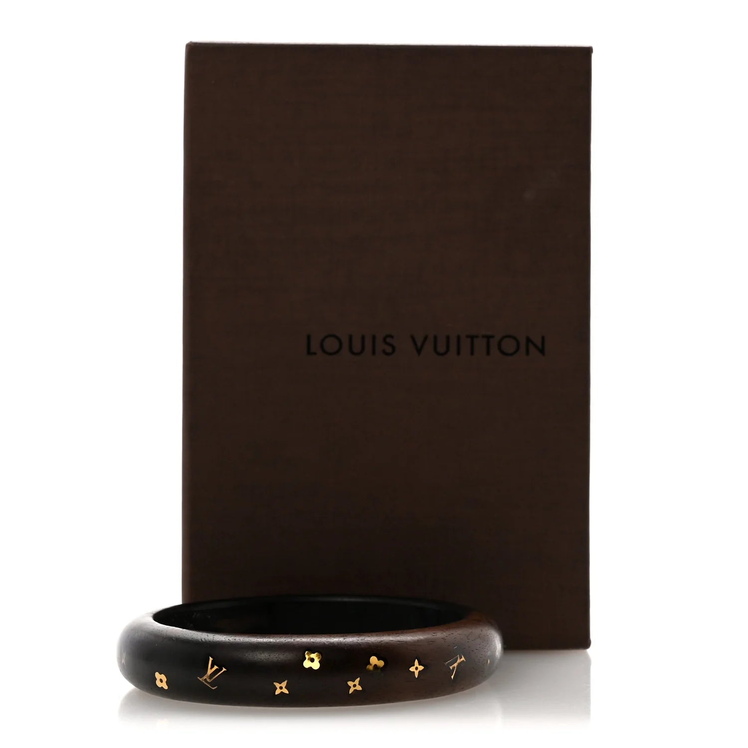 Louis Vuitton Black Monogram Bangle