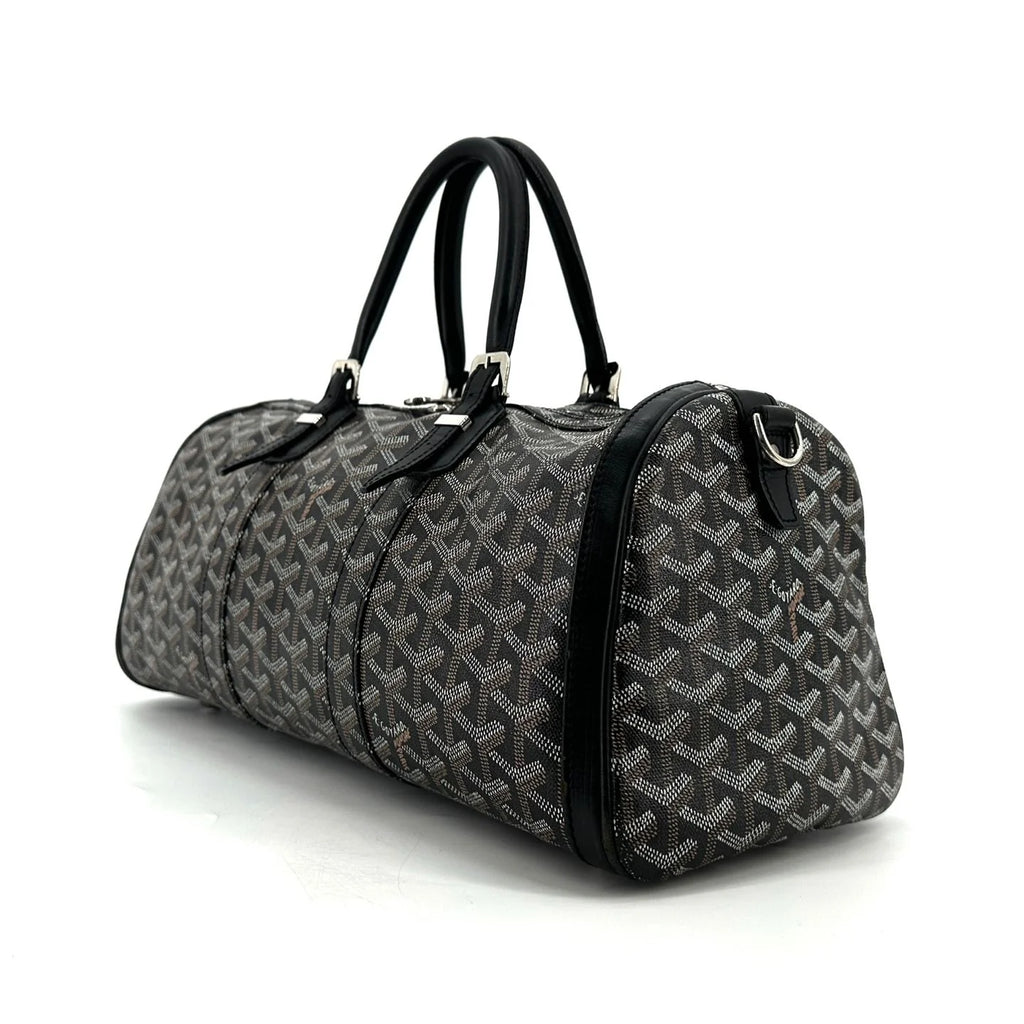 Goyard Black Goyardine Boeing Duffle