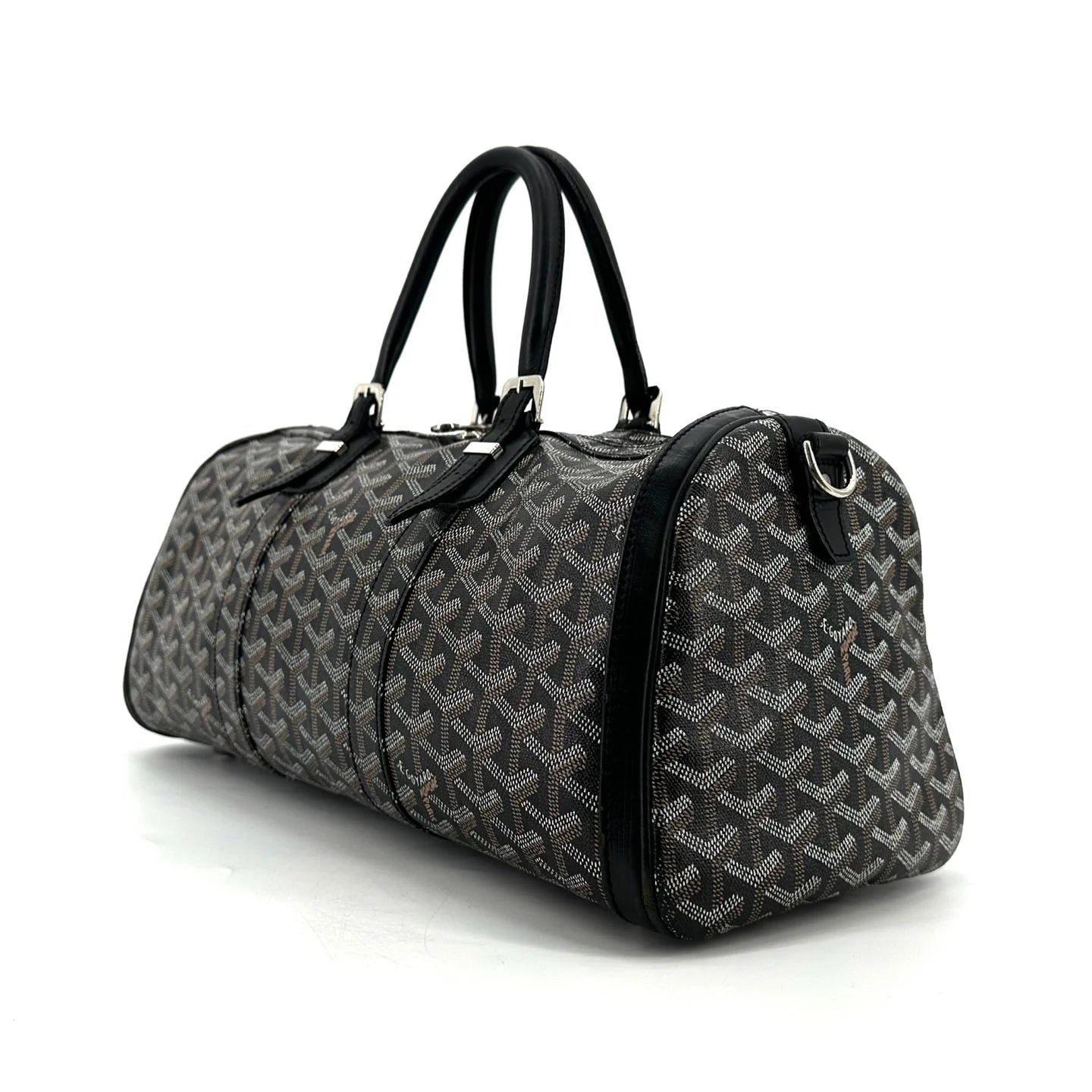 Goyard Black Goyardine Boeing Duffle