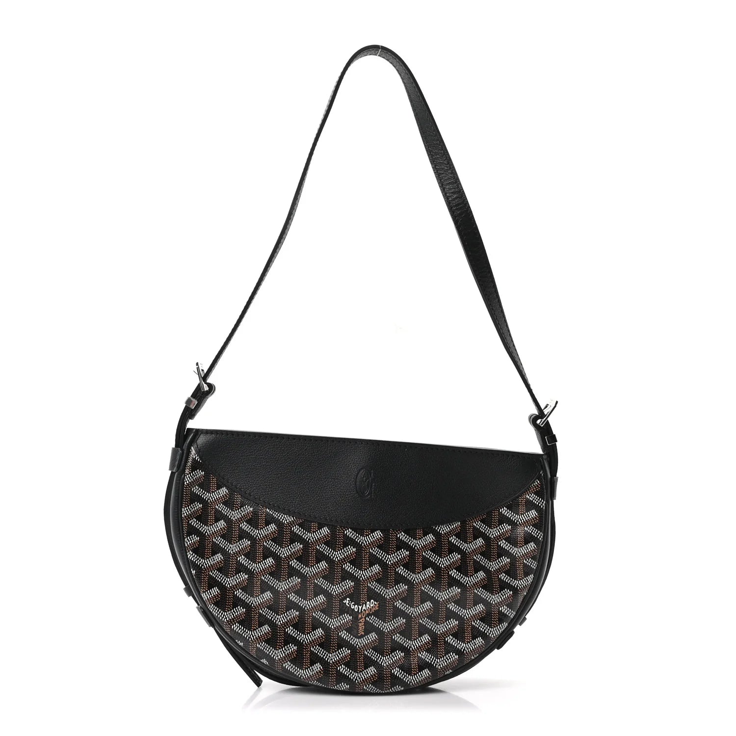 Goyard Black Goyardine Belvedere Bag