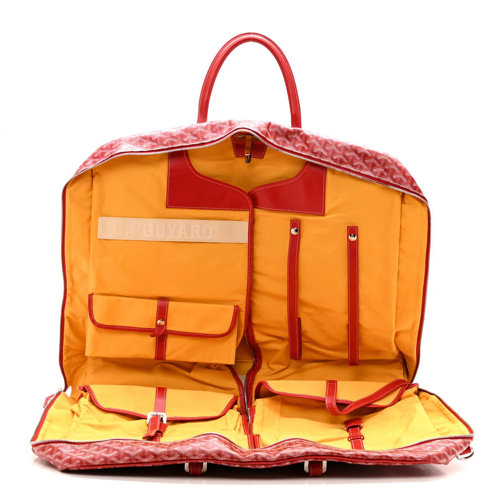 Goyard Red Goyardine Garment Bag