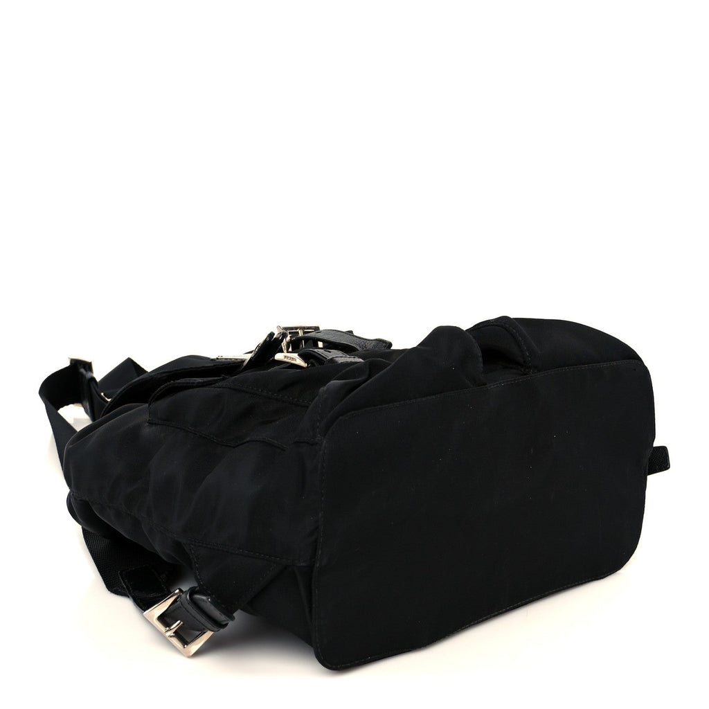 Prada Black Nylon Pocket Backpack