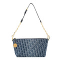 Dior Blue Oblique Denim Pouch