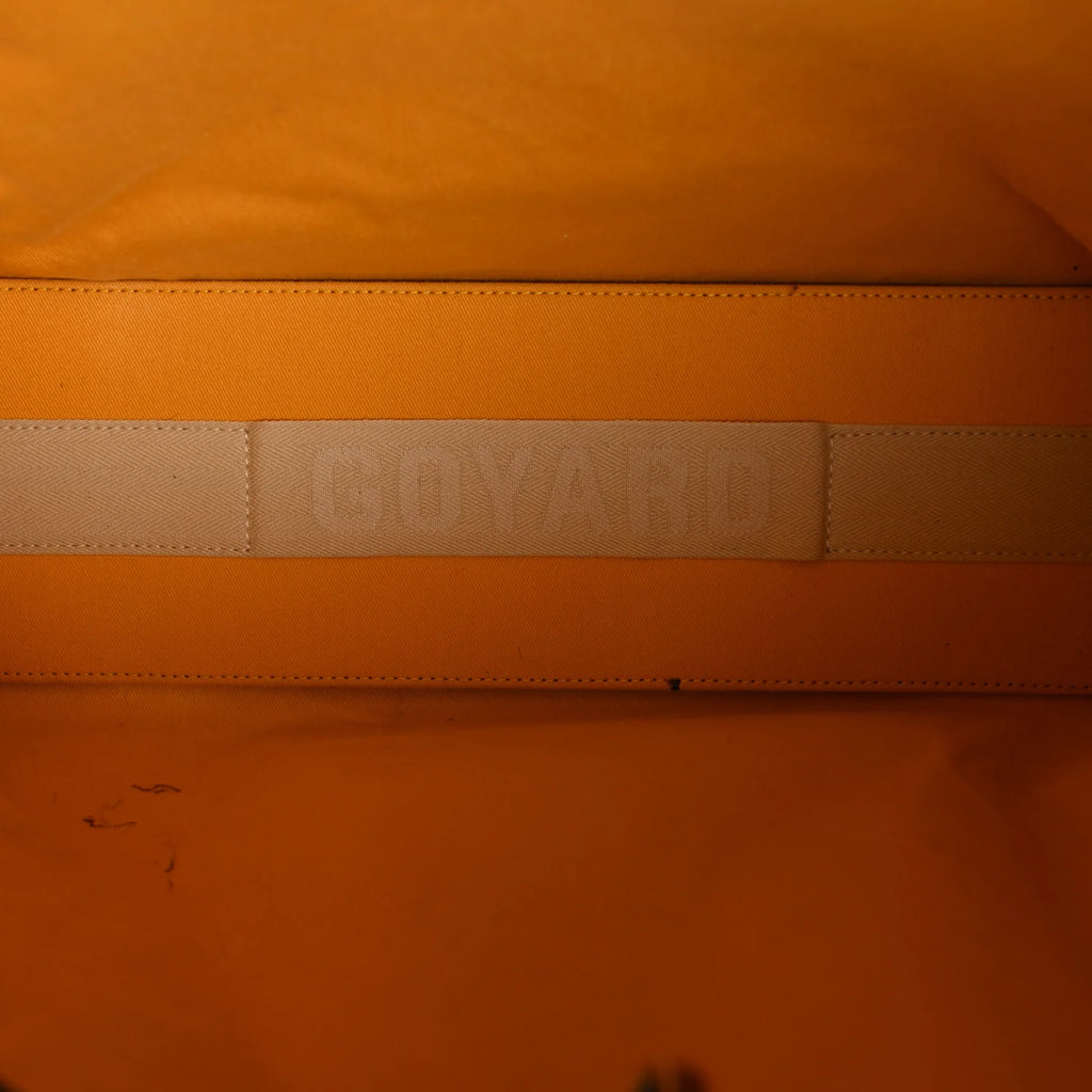 Goyard Navy Goyardine Voltaire Tote