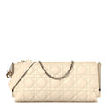 Dior Cream Cannage Leather Pouch