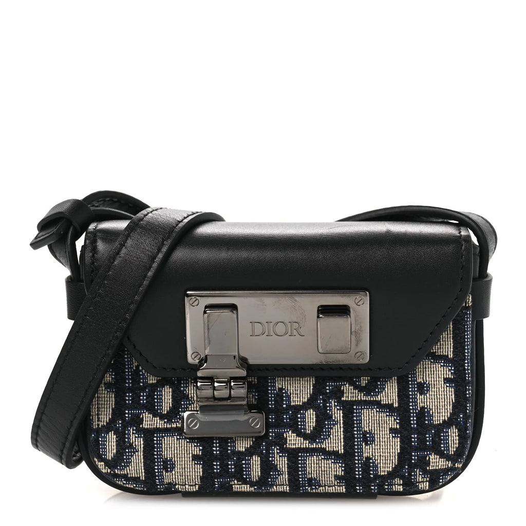 Dior Black Oblique Jacquard Bag