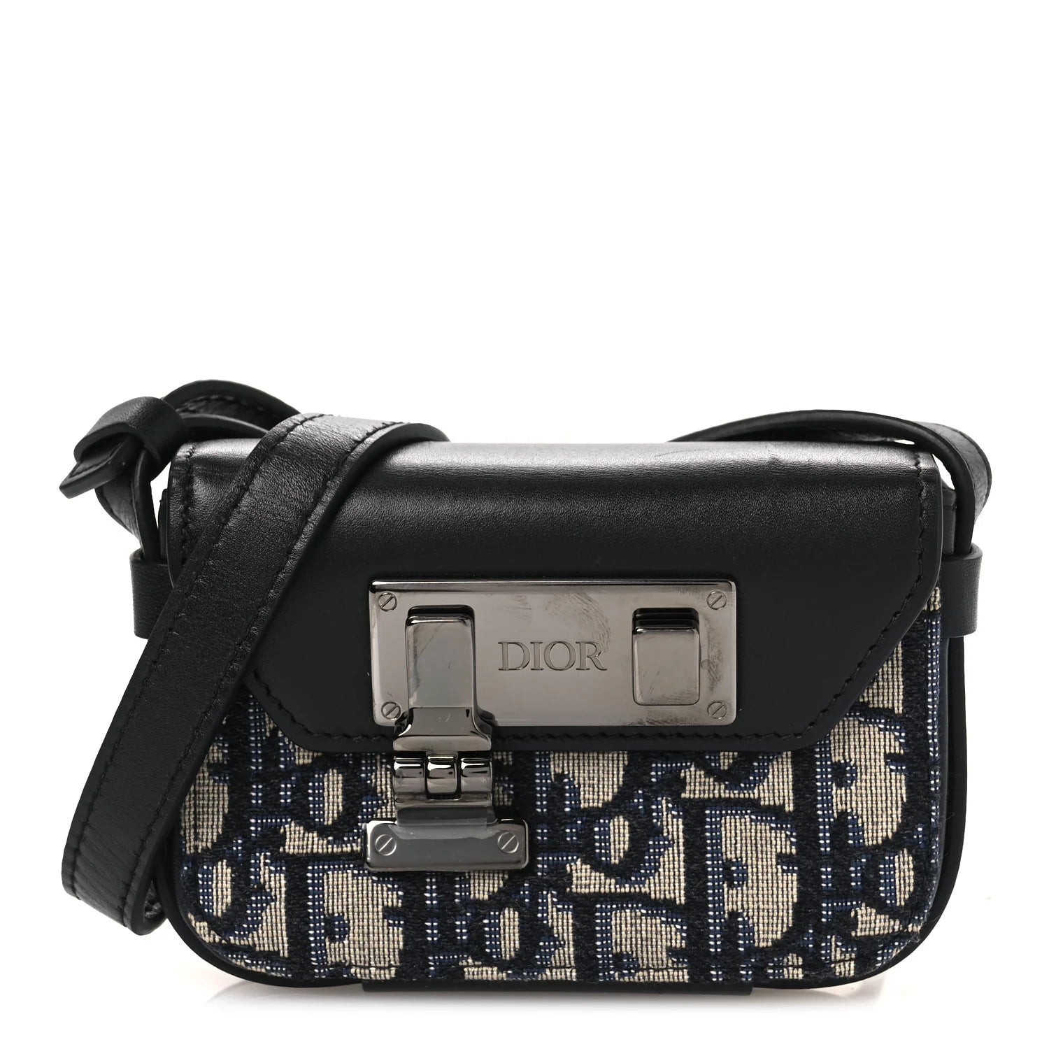 Dior Black Oblique Jacquard Bag