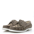 Gucci GG Supreme Suede Boat Shoes